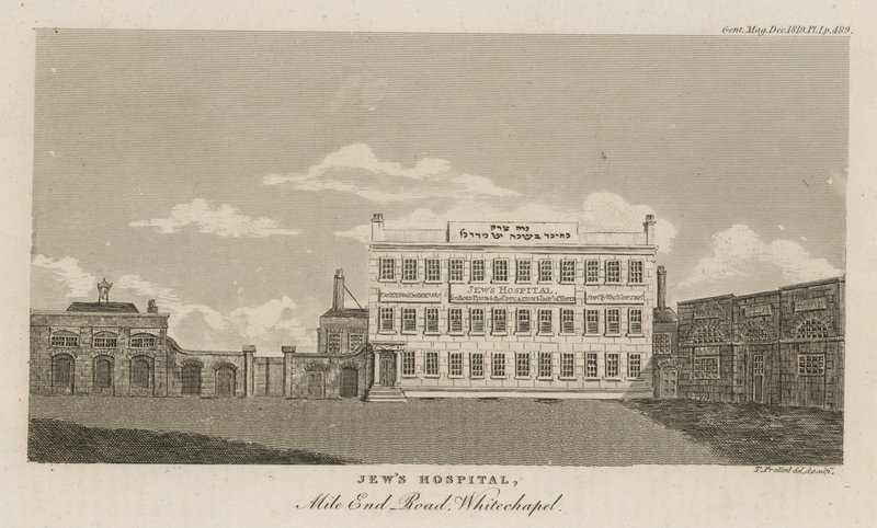Ospedale Ebraico, Mile End Road, Whitechapel da English School