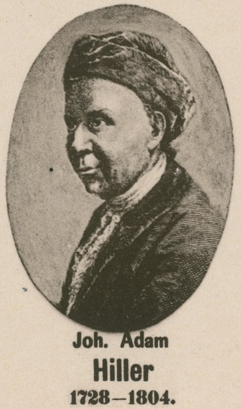 Johann Adam Hiller (incisione) da English School
