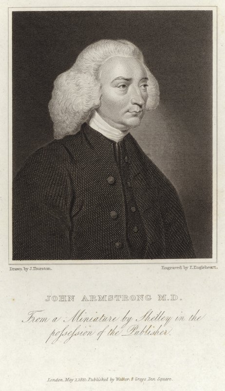John Armstrong - Poeta e medico scozzese (1709-1779) da English School