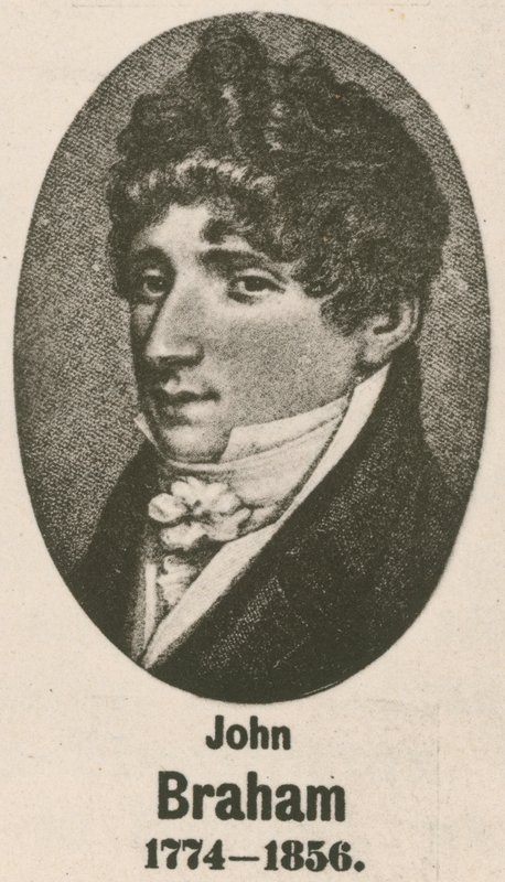 John Braham (incisione) da English School
