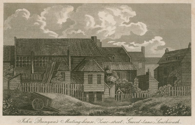Casa di riunione di John Bunyan, Zoar Street, Gravel Lane, Southwark da English School