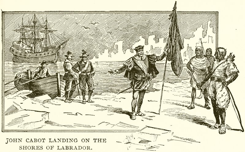John Cabot sbarca sulle coste del Labrador da English School