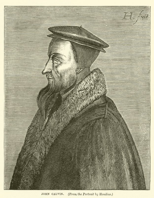 Giovanni Calvino (incisione) da English School