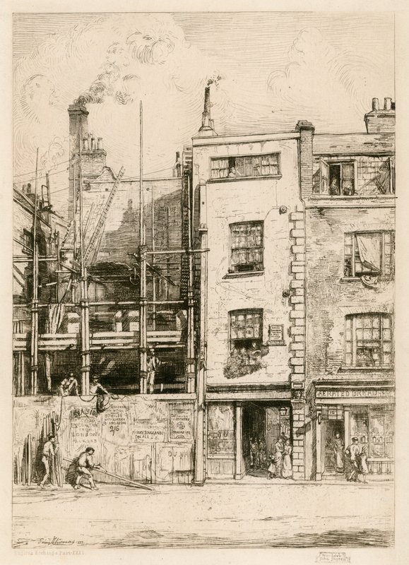 La Casa di John Dryden, in Fetter Lane da English School
