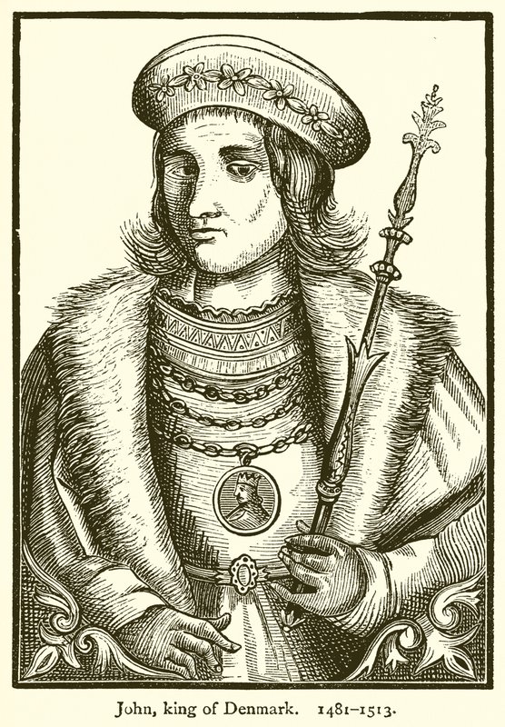 Giovanni, Re di Danimarca. 1481-1513 da English School