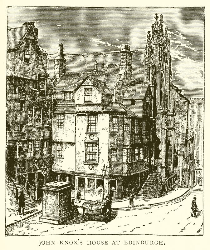 Casa di John Knox a Edimburgo da English School