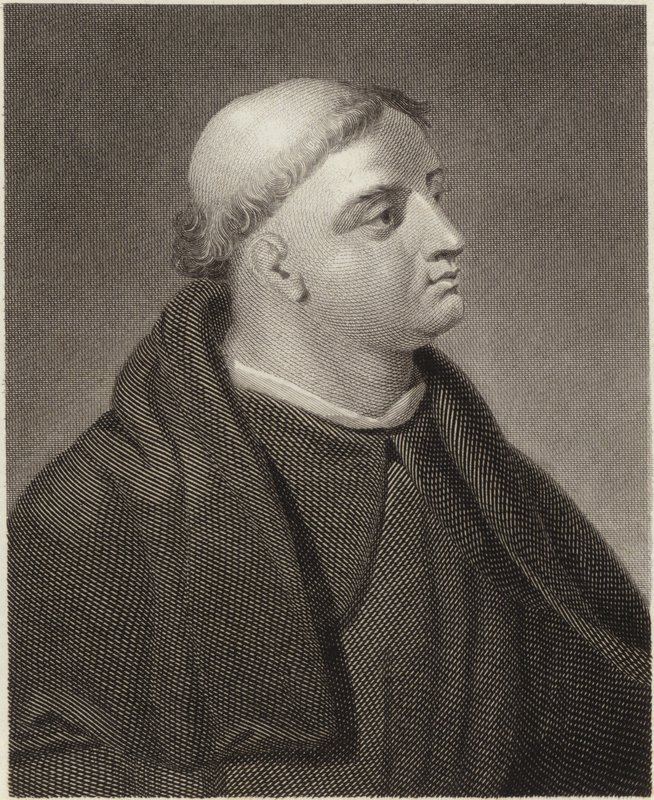 John Lydgate di Bury da English School
