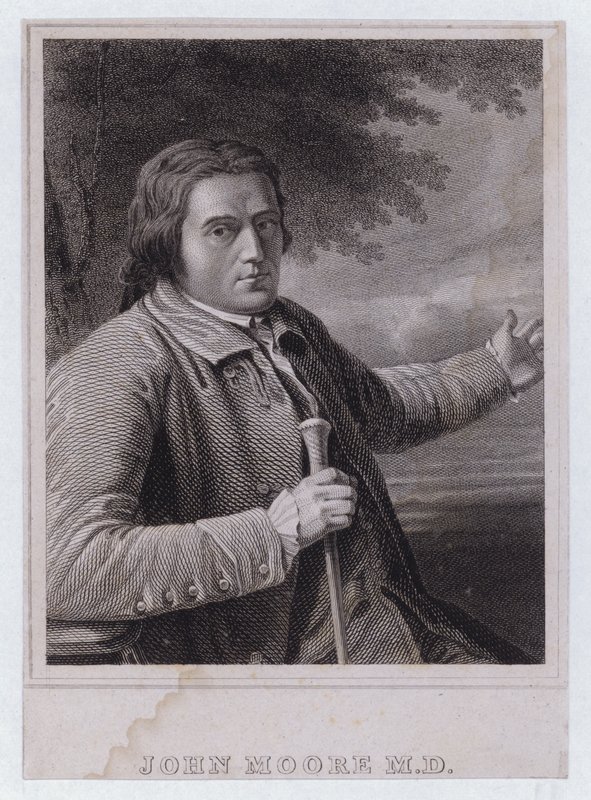 John Moore, medico scozzese (incisione) da English School