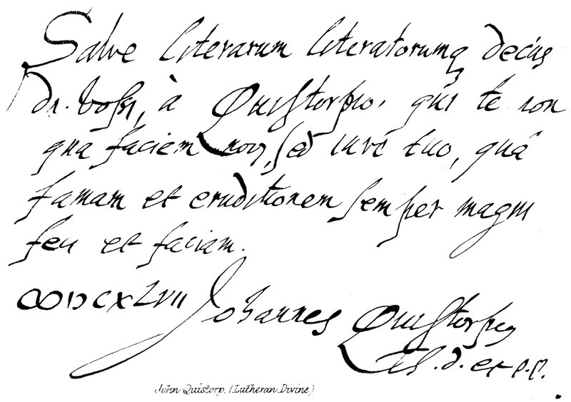 John Quistorp (Divino Luterano) da English School