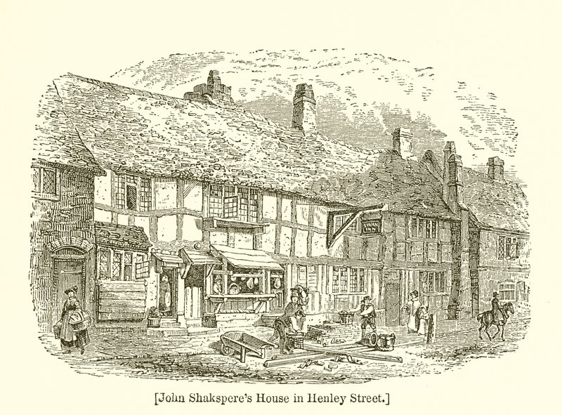 Casa di John Shakespeare in Henley Street da English School
