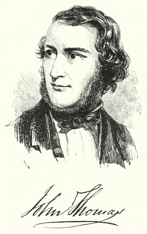John Thomas, il noto scultore e modellatore (incisione) da English School