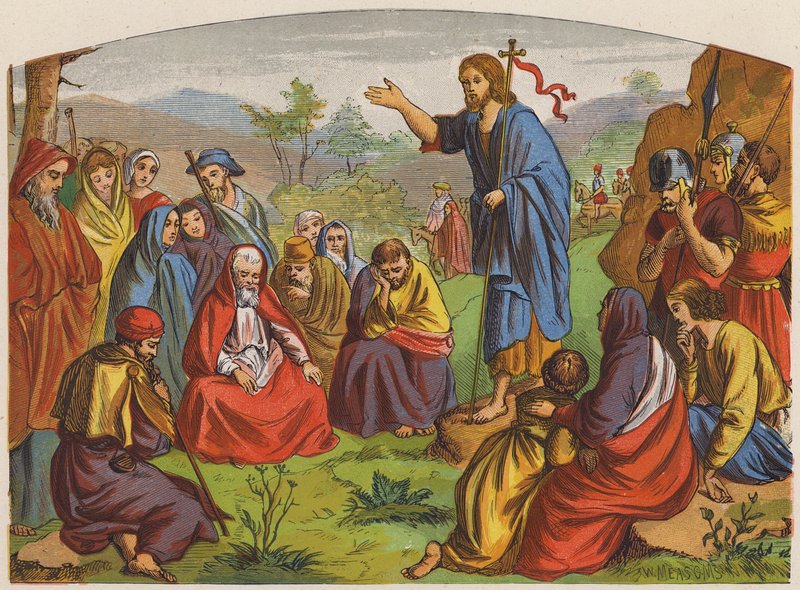 Giovanni Battista predica nel deserto della Giudea da English School