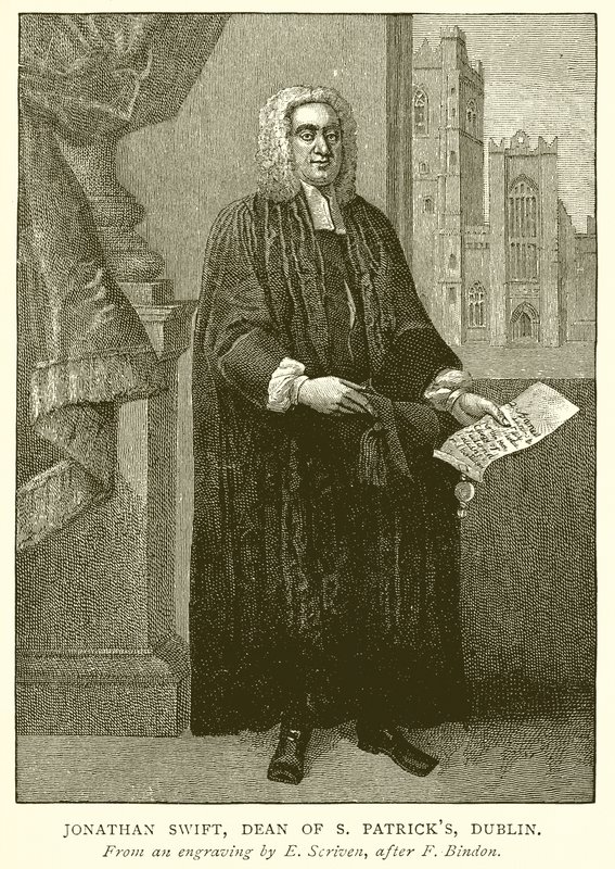 Jonathan Swift, Decano di S. Patricks, Dublino da English School