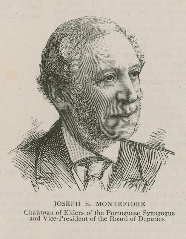 Joseph S Montefiore, Presidente degli Anziani della Sinagoga Portoghese e Vicepresidente del Consiglio dei Deputati da English School