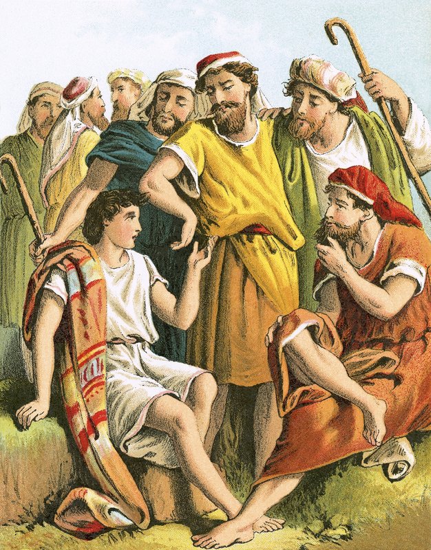 Giuseppe rivela il suo sogno ai suoi fratelli da English School