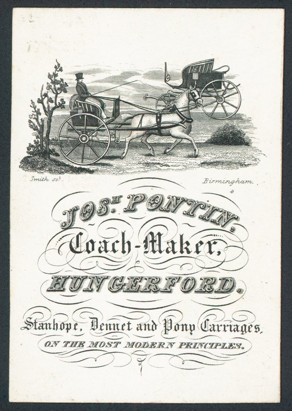 Josiah Pontin, costruttore di carrozze da English School
