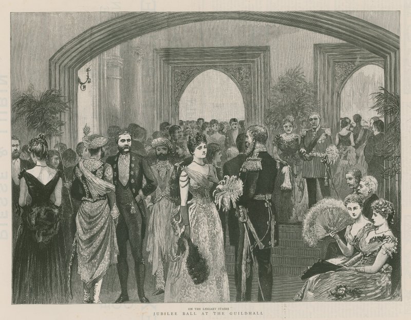 Ballo del Giubileo al Guildhall, Londra da English School