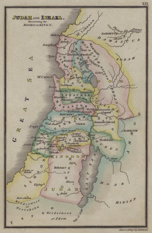 Giuda e Israele, illustrando i Libri dei Re da English School