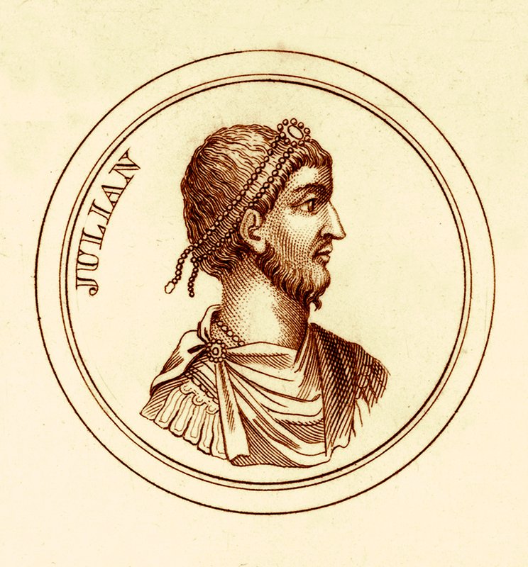 Giuliano, illustrazione da Il Dizionario Storico Universale di George Crabb, pubblicata nel 1825 da English School