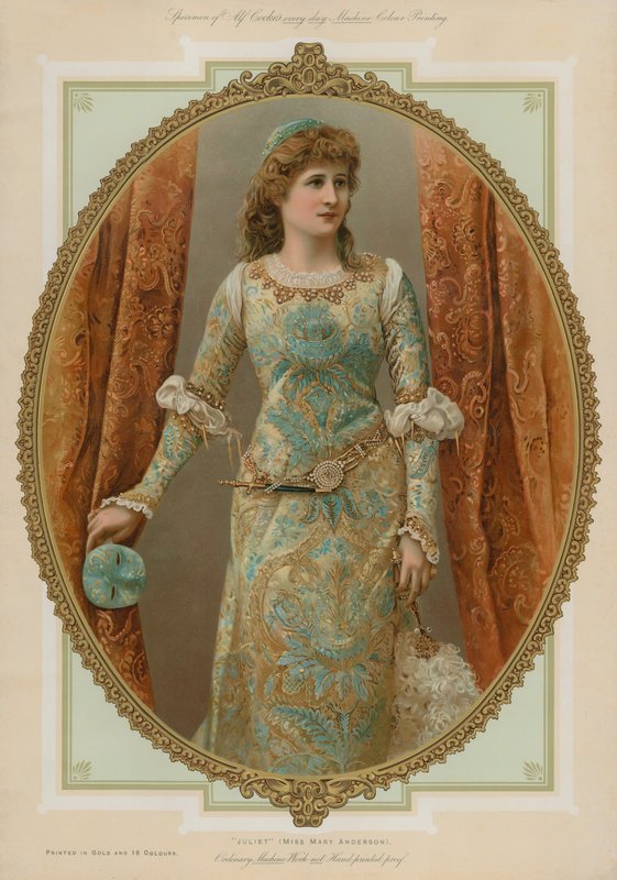 Giulietta, Miss Mary Anderson da English School