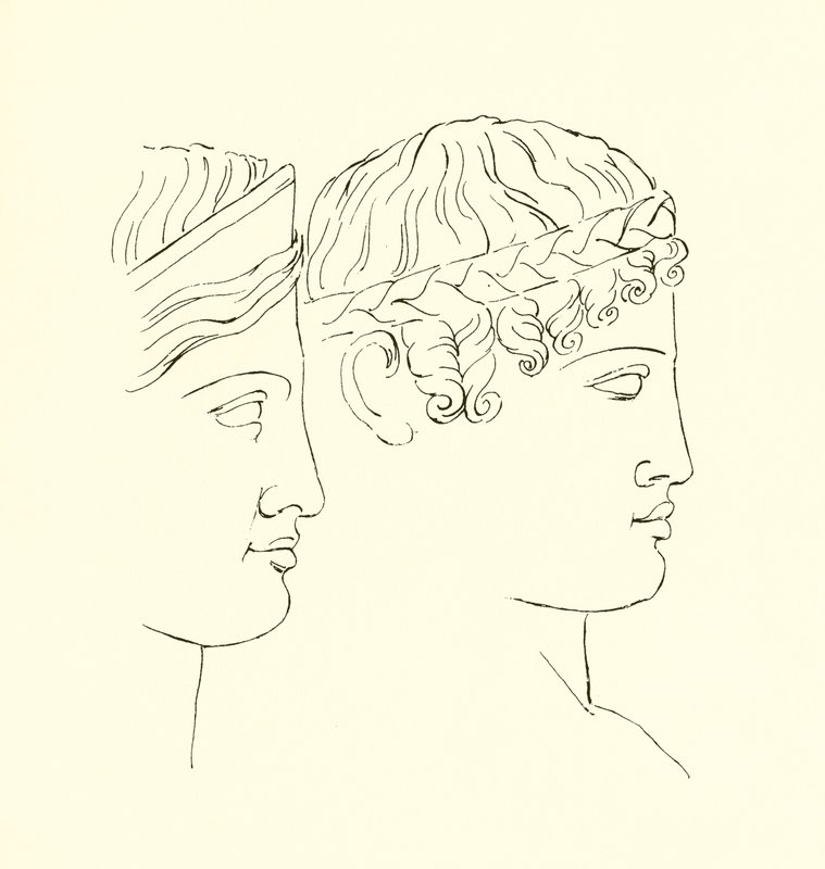 Giunone e un giovane Ganimede greco da English School