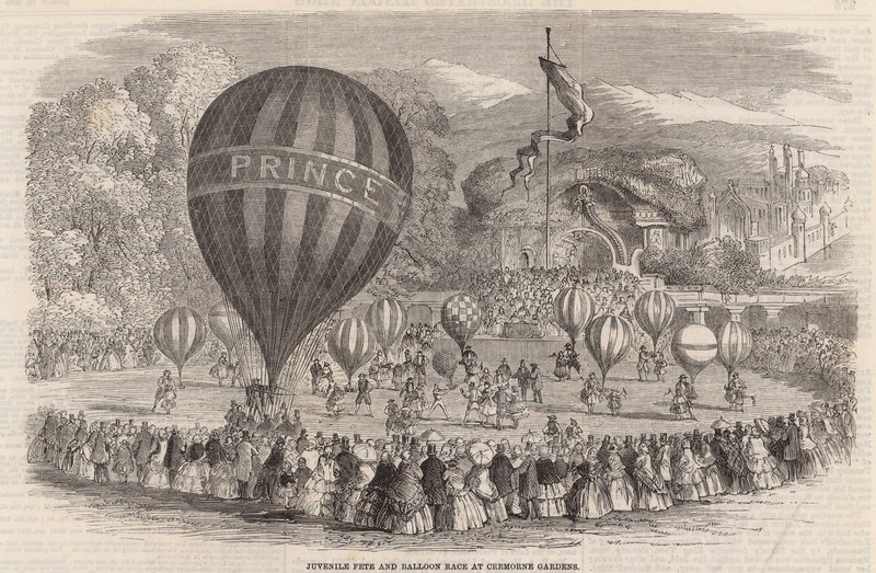 Festa giovanile e gara di mongolfiere ai Giardini Cremorne da English School