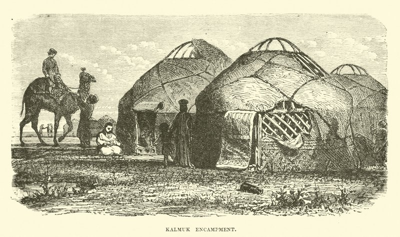 Accampamento kalmuk da English School