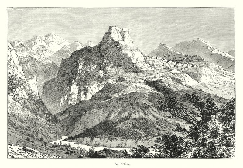 Karytena (incisione) da English School