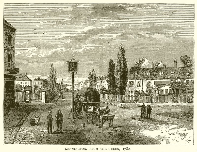 Kennington, dal Verde, 1780 da English School