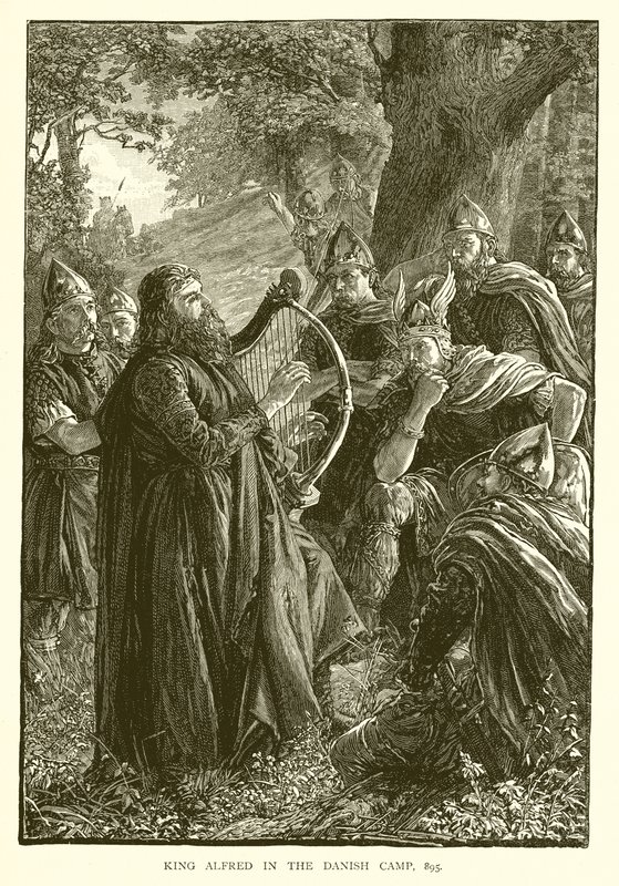 Re Alfredo nel Campo Danese, 895 da English School