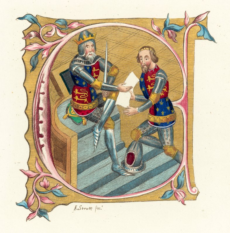 Re Edoardo III e Principe Edoardo da English School