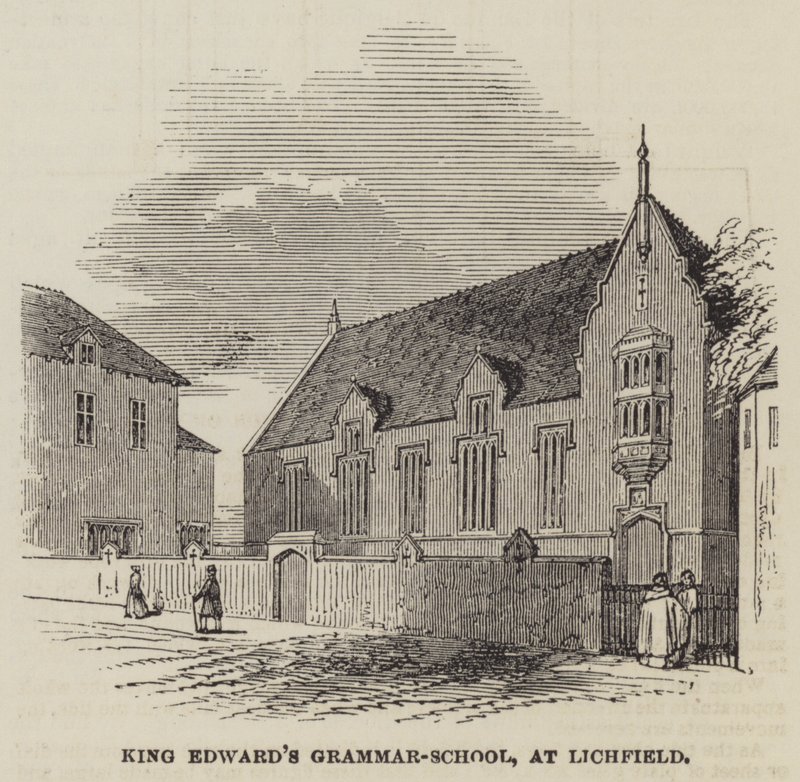 Scuola di grammatica di Re Edoardo, a Lichfield da English School