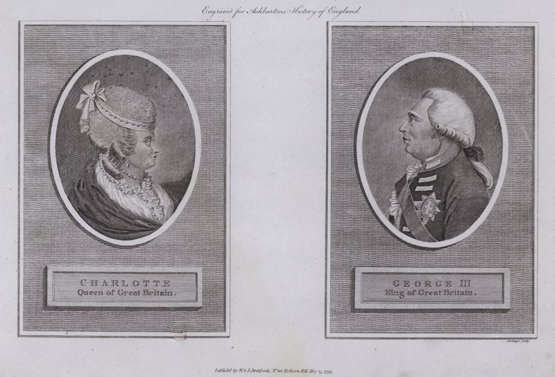 Re Giorgio III e Regina Carlotta da English School