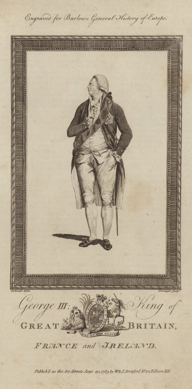 Re Giorgio III di Gran Bretagna e Irlanda da English School