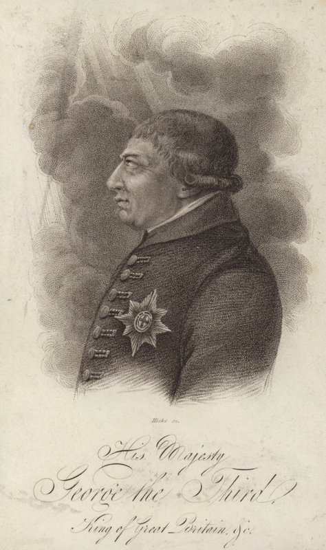 Re Giorgio III di Gran Bretagna e Irlanda da English School