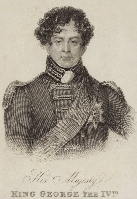 Re Giorgio IV di Gran Bretagna e Irlanda da English School