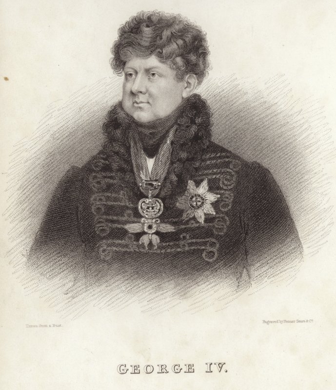Re Giorgio IV di Gran Bretagna e Irlanda da English School