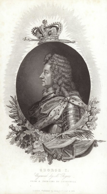Re Giorgio I di Gran Bretagna e Irlanda da English School