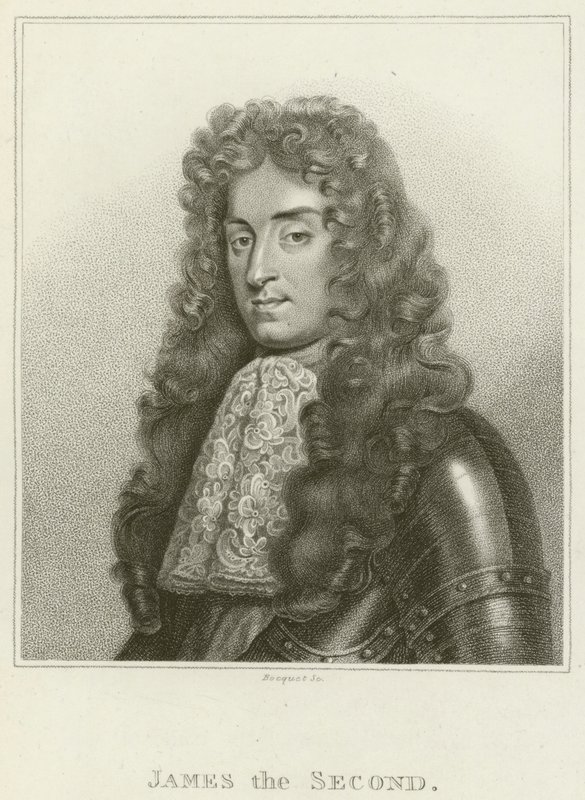 Re Giacomo II (incisione) da English School