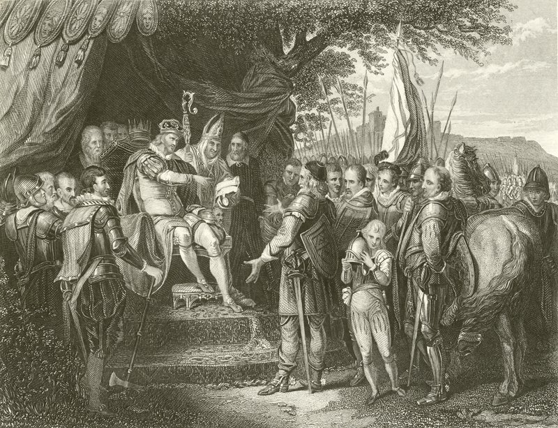 Re Giovanni firma la Magna Carta da English School