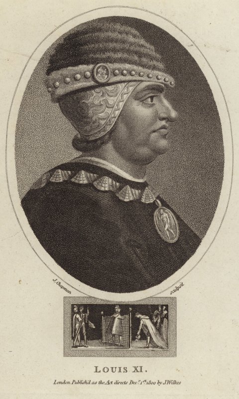 Re Luigi XI di Francia da English School