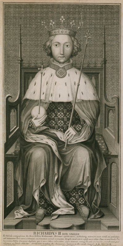 Re Riccardo II, Abbazia di Westminster, Londra da English School
