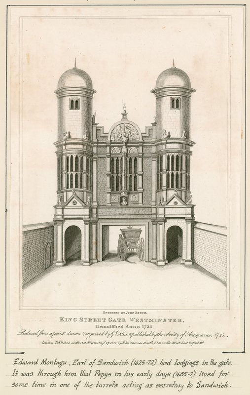 Porta di King Street, Westminster da English School