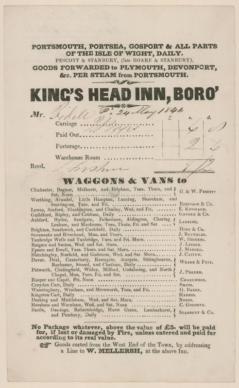 Kings Head, Southwark da English School