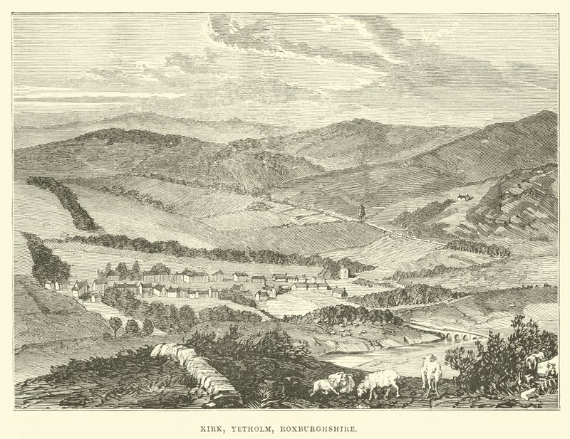 Kirk, Yetholm, Roxburghshire da English School