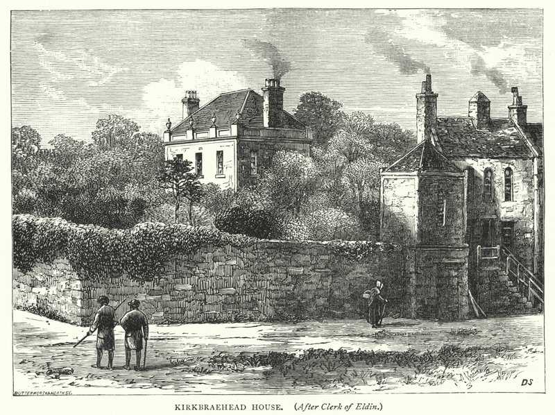 Kirkbraehead House (incisione) da English School