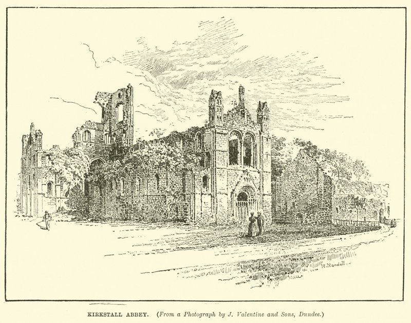 Abbazia di Kirkstall da English School