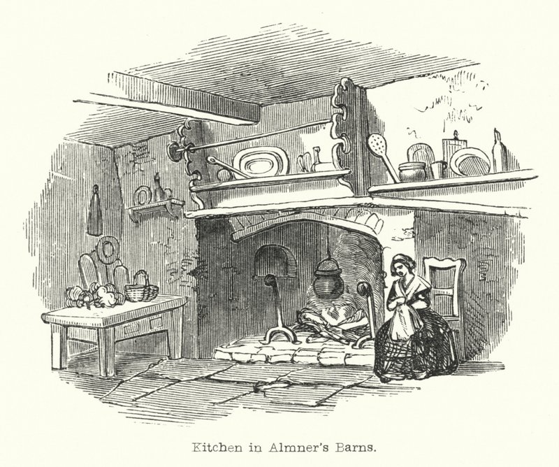 Cucina nei Fienili di Almner da English School
