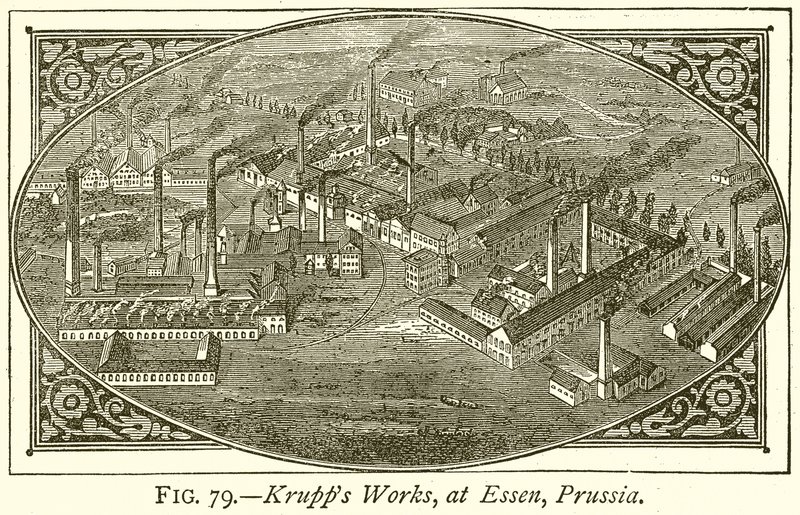 Stabilimenti Krupp, a Essen, Prussia da English School