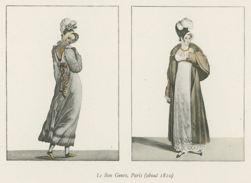 Le Bon Genre, Parigi (circa 1810) da English School
